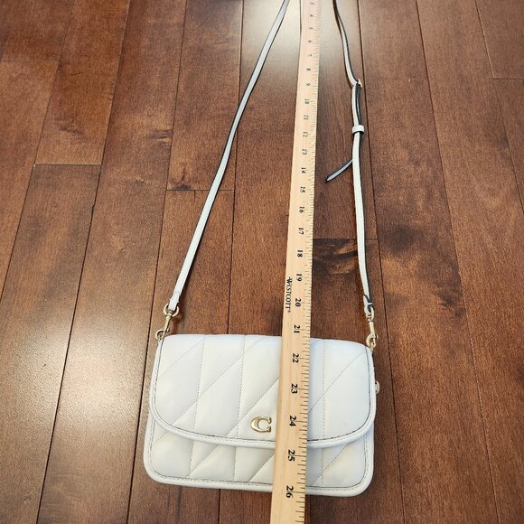 Coach Hayden quilted pillow chalk leather crossbody bag - Picture 12 of 15